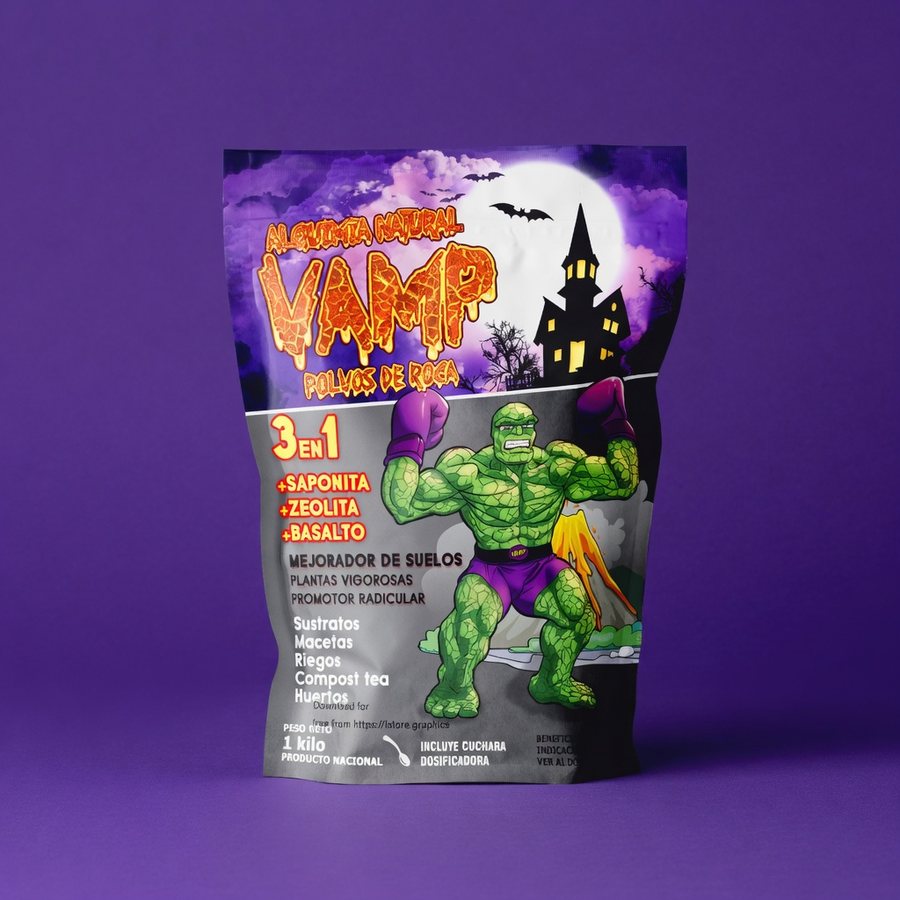 Pouch de Vamp Polvos de roca 3 en 1